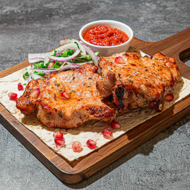 Шашлык из свиной корейки